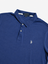 Vintage U.S. Polo Assn Navy Blue Polo Shirt Relaxed Y2K Fit, Size XL