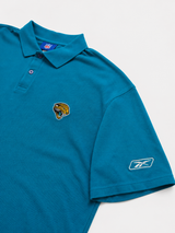 Vintage Reebok Jacksonville Jaguars Polo Shirt Teal Y2K Oversized Fit, Size XL