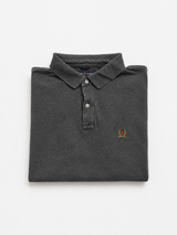 Vintage Tommy Hilfiger Polo Shirt Washed Grey Minimal Y2K, Size XL