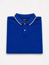 Vintage Yves Saint Laurent Polo Shirt Royal Blue Minimal Y2K, Size XL
