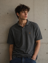 Vintage Tommy Hilfiger Polo Shirt Washed Grey Minimal Y2K, Size XL
