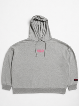 Stranger Things Grey Minimal Hoodie Women Oversized Y2K Sweater, Size M