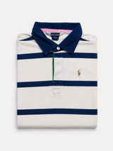 Ralph Lauren Striped Polo Dress Women Navy White Old Money Y2K, Size XS