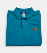 Vintage Reebok Jacksonville Jaguars Polo Shirt Teal Y2K Oversized Fit, Size XL