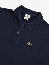 Vintage Lacoste Navy Blue Polo Shirt Minimal Y2K Essential, Size XL