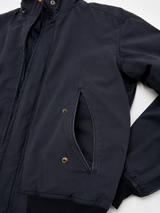 Tommy Hilfiger Navy Bomber Jacket Men Vintage Winter Jacket, Size M