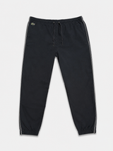 Lacoste Track Pants Black Nylon Joggers Minimal Y2K, Size M