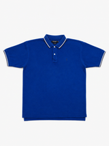 Vintage Yves Saint Laurent Polo Shirt Royal Blue Minimal Y2K, Size XL