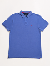 Vintage Nautica Polo Shirt Blue Minimal Y2K Streetwear, Size XL