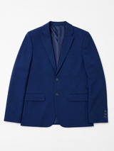 Royal Blue Suit Set Elegant Blazer & Pants Co-Ord Vintage, Size XS/S