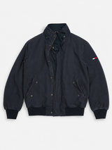 Tommy Hilfiger Navy Bomber Jacket Men Vintage Winter Jacket, Size M