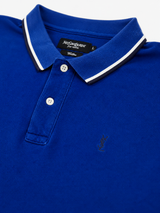 Vintage Yves Saint Laurent Polo Shirt Royal Blue Minimal Y2K, Size XL