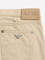 Armani Jeans Beige Straight Leg Vintage Denim Y2K, Size S
